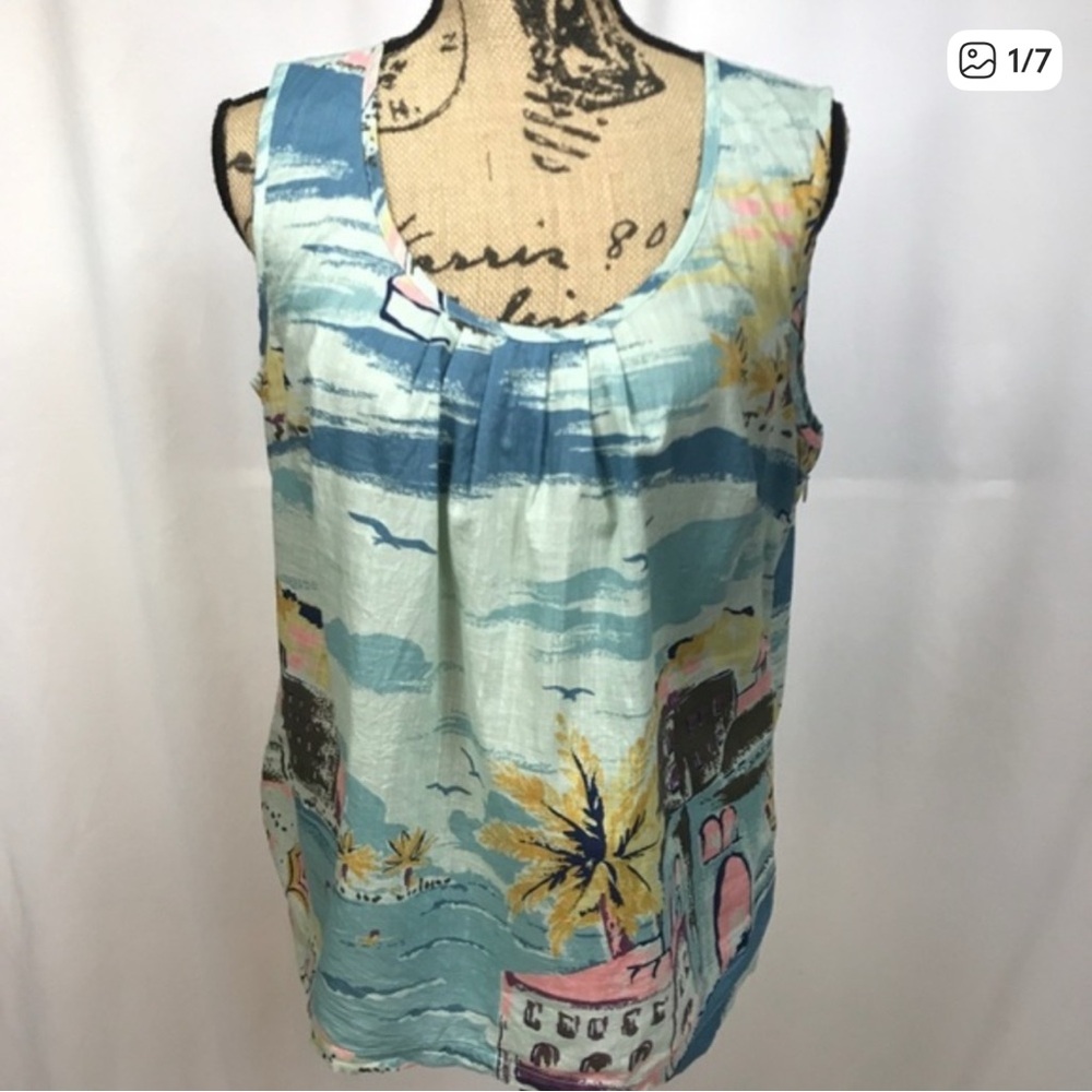 Boden Multicolor Scenic Tank Top